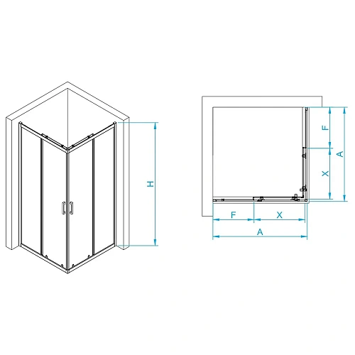 Душевой уголок RGW PA-030 350803088-11 Душевой уголок RGW PA-030 350803088-11