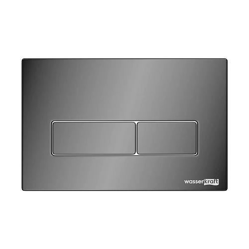 Клавиша смыва WasserKRAFT PB03 черный с клавишей смыва черный Клавиша смыва WasserKRAFT PB03 черный с клавишей смыва черный
