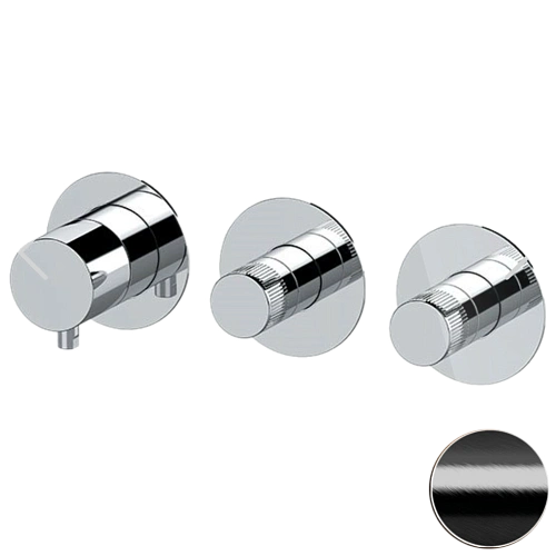 Смеситель для душа Remer X Style N98D2PWBCFP, черный брашированный хром Смеситель для душа Remer X Style N98D2PWBCFP, черный брашированный хром