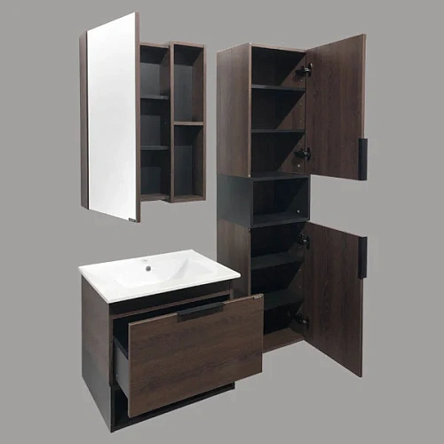 Тумба с раковиной Comforty Франкфурт-60 00004150530 дуб шоколадно-коричневый раковина Comforty 60E Тумба с раковиной Comforty Франкфурт-60 00004150530 дуб шоколадно-коричневый раковина Comforty 60E