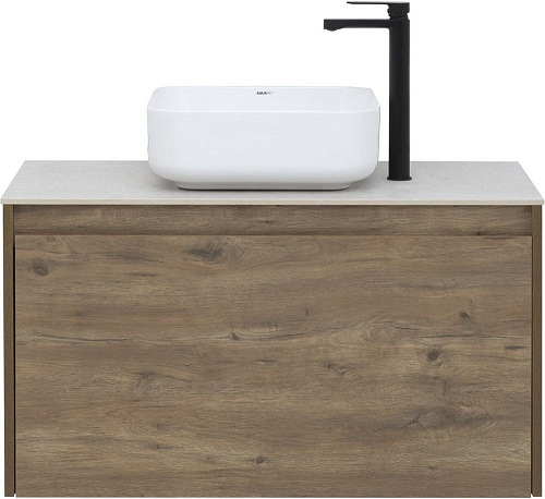 Тумба под раковину Aquanet Nova Lite 90 дуб рустикальный (1 ящик) 00249517 Тумба под раковину Aquanet Nova Lite 90 дуб рустикальный (1 ящик) 00249517