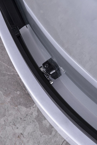 Душевой уголок Niagara Nova NG-6821-08 BLACK (120x80x195) полукруг, раздвиж, профиль черный, стекло прозрачное (6мм) 682108111BLACK Душевой уголок Niagara Nova NG-6821-08 BLACK (120x80x195) полукруг, раздвиж, профиль черный, стекло прозрачное (6мм) 682108111BLACK