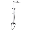 Картинка анонса товара «душевая система abber wasserfall af8616 с изливом, хром»