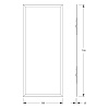 Зеркало Evoform Comfort BY 0911 30 х 70 см с фацетом 15 мм Зеркало Evoform Comfort BY 0911 30 х 70 см с фацетом 15 мм