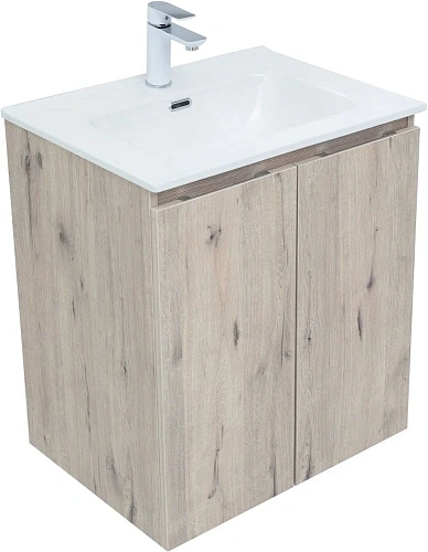 Комплект мебели Aquanet Алвита New 60 2 дверцы, дуб веллингтон белый 00274222 Комплект мебели Aquanet Алвита New 60 2 дверцы, дуб веллингтон белый 00274222