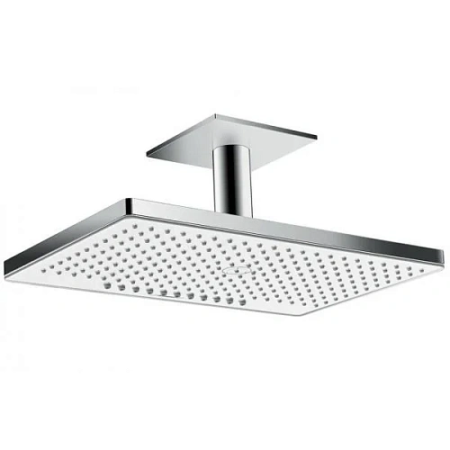 Верхний душ Hansgrohe Rainmaker Select 460 2jet EcoSmart 24014400, белый/хром встраиваемый Верхний душ Hansgrohe Rainmaker Select 460 2jet EcoSmart 24014400, белый/хром встраиваемый