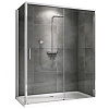 Душевой уголок ABBER Komfort AG93140-S92 140x90 см универсальный, профиль хром, стекло прозрачное Душевой уголок ABBER Komfort AG93140-S92 140x90 см универсальный, профиль хром, стекло прозрачное