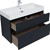 Тумба под раковину Aquanet Бруклин 100 антрацит матовый 00310139 Тумба под раковину Aquanet Бруклин 100 антрацит матовый 00310139
