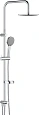 Душевая стойка STWORKI Стокгольм by Damixa Стокгольм HFSG97000, хром, с тропическим верхним душем, б 427643 Душевая стойка STWORKI Стокгольм by Damixa Стокгольм HFSG97000, хром, с тропическим верхним душем, б 427643
