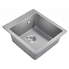 Кухонная мойка Milacio Murcia 46 Cuarzo (MC.77033), серый металлик Кухонная мойка Milacio Murcia 46 Cuarzo (MC.77033), серый металлик