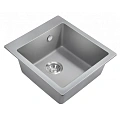 Кухонная мойка Milacio Murcia 46 Cuarzo (MC.77033), серый металлик Кухонная мойка Milacio Murcia 46 Cuarzo (MC.77033), серый металлик