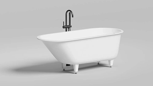 Ванна из искусственного камня Salini ORNELLA 160х70 KIT покраска по RAL полностью 102426MF S-Stone Ванна из искусственного камня Salini ORNELLA 160х70 KIT покраска по RAL полностью 102426MF S-Stone