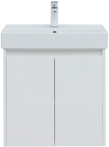 Тумба под раковину Aquanet Nova Lite 60 белый глянец (2 дверцы) 00298847 Тумба под раковину Aquanet Nova Lite 60 белый глянец (2 дверцы) 00298847