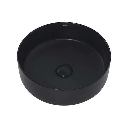 Раковина ABBER Bequem AC2108MB накладная, черная матовая Раковина ABBER Bequem AC2108MB накладная, черная матовая