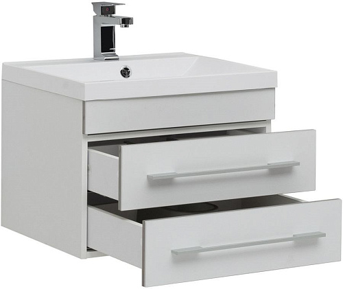 Тумба под раковину Aquanet Верона 58 New белый матовый 00272423 Тумба под раковину Aquanet Верона 58 New белый матовый 00272423