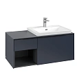 Тумба под раковину Villeroy & Boch Subway 3.0 Marine Blue / Marine Blue C57101VQ Тумба под раковину Villeroy & Boch Subway 3.0 Marine Blue / Marine Blue C57101VQ