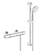 Картинка анонса товара «смеситель для душа grohe grohtherm 1000, с душевым гарнитуром, хром (34820004) термостат»