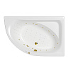 Акриловая ванна WHITECROSS Aquarella 170x110 правая &quot;NANO&quot; золото 0109.170110.100.NANO.GL