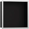 Настенный короб Hansgrohe XtraStoris Individual, с дизайнерской рамой, 30х30х10 см 56098800, шлифова