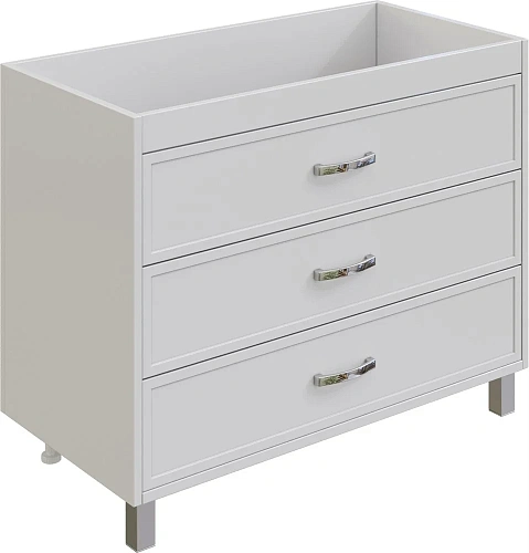 Тумба с раковиной STWORKI Хальмстад 100 белая 505730 Тумба с раковиной STWORKI Хальмстад 100 белая 505730