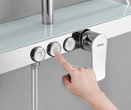 Душевая система ARROW AG3315CP, хром Душевая система ARROW AG3315CP, хром