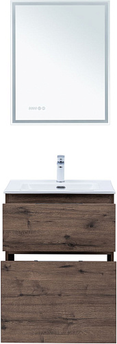 Тумба под раковину Aquanet Алвита New 60 00344127 напольная, дуб веллингтон табак Тумба под раковину Aquanet Алвита New 60 00344127 напольная, дуб веллингтон табак