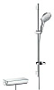 Картинка анонса товара «душевой гарнитур hansgrohe ecostat select/raindance select s 150 3jet/combi 27037400 с термостатом»