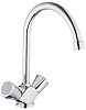 Картинка анонса товара «смеситель для раковины grohe costa s с донным клапаном, хром (21257001)»