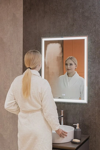 Зеркало Silver mirrors Рига 600х800 - 2 подогрев, сенсорный выключатель ФР-00001484 Зеркало Silver mirrors Рига 600х800 - 2 подогрев, сенсорный выключатель ФР-00001484