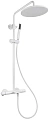 Душевая система Kaiser Serio 05382-4 с термостатом белый матовый Душевая система Kaiser Serio 05382-4 с термостатом белый матовый