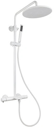 Душевая система Kaiser Serio 05382-4 с термостатом белый матовый Душевая система Kaiser Serio 05382-4 с термостатом белый матовый