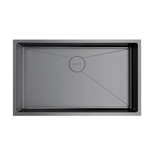 Кухонная мойка Omoikiri Taki 74-U/IF-GM нерж.сталь/вороненая сталь 4993498 Кухонная мойка Omoikiri Taki 74-U/IF-GM нерж.сталь/вороненая сталь 4993498