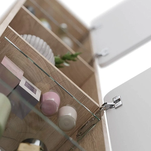 Шкаф-пенал Lemark OLIVIA 35 см подвесной/напольный, левый/правый, дуб кантри/белый LM08OL35P Шкаф-пенал Lemark OLIVIA 35 см подвесной/напольный, левый/правый, дуб кантри/белый LM08OL35P