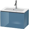 Тумба под раковину Duravit L-Cube LC615604747 подвесная 62 см Каменно-синий глянцевый