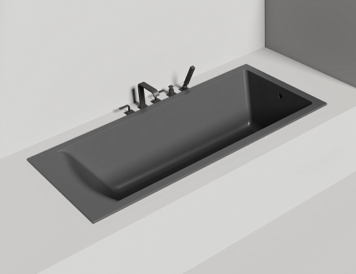 Ванна из искусственного камня Salini CASCATA 180x80 покраска по RAL полностью 104213GF S-Sense Ванна из искусственного камня Salini CASCATA 180x80 покраска по RAL полностью 104213GF S-Sense