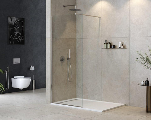 Душевая перегородка CEZARES LIBERTA-L-1-80-120-C-Cr 80см стекло прозрачное, профиль хром Душевая перегородка CEZARES LIBERTA-L-1-80-120-C-Cr 80см стекло прозрачное, профиль хром