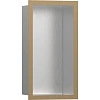 Настенный короб Hansgrohe XtraStoris Individual с дизайнерской рамой 30х15х10 см 56094140, под сталь Настенный короб Hansgrohe XtraStoris Individual с дизайнерской рамой 30х15х10 см 56094140, под сталь