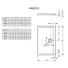 Душевой поддон Radaway Agros D 4AD89-01 80x90 Душевой поддон Radaway Agros D 4AD89-01 80x90