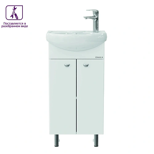 Тумба под раковину Onika Азов 40 см 104012 напольная, белая, разборная (для Азов 40) Тумба под раковину Onika Азов 40 см 104012 напольная, белая, разборная (для Азов 40)