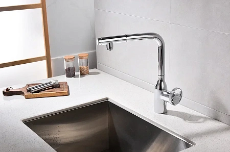 Смеситель для кухни Paulmark Urban хром Ur213104-CR Смеситель для кухни Paulmark Urban хром Ur213104-CR