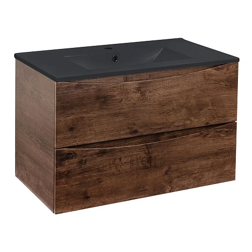 Тумба под раковину Vincea Mia 750 VMC-2MC750RW подвесная, 2 выкатных ящика soft close, R.Wood Тумба под раковину Vincea Mia 750 VMC-2MC750RW подвесная, 2 выкатных ящика soft close, R.Wood