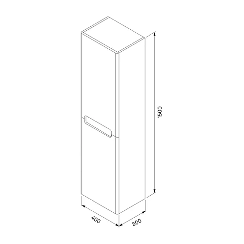 Шкаф-пенал IDDIS Edifice (EDI40C0i97) подвесной, 40 см, капучино Шкаф-пенал IDDIS Edifice (EDI40C0i97) подвесной, 40 см, капучино