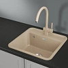 Кухонная мойка Granula 5001, БЕЖЕВЫЙ, СтандАРТ кварц 500x500 Кухонная мойка Granula 5001, БЕЖЕВЫЙ, СтандАРТ кварц 500x500