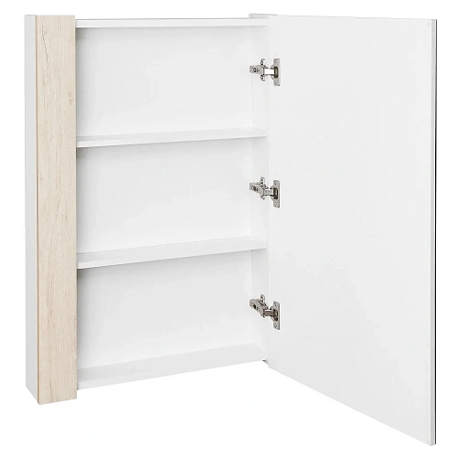 Зеркальный шкаф Aquaton Кантри 55 белый, дуб верона 1A257702AHB20 Зеркальный шкаф Aquaton Кантри 55 белый, дуб верона 1A257702AHB20