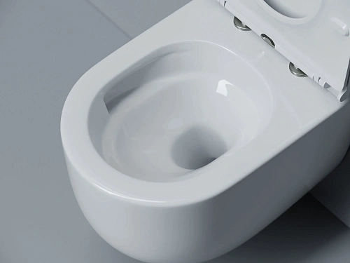 Унитаз подвесной Ceramica Nova Voga CN4012T смыв торнадо 3.0, с сидением микролифт, белый Унитаз подвесной Ceramica Nova Voga CN4012T смыв торнадо 3.0, с сидением микролифт, белый