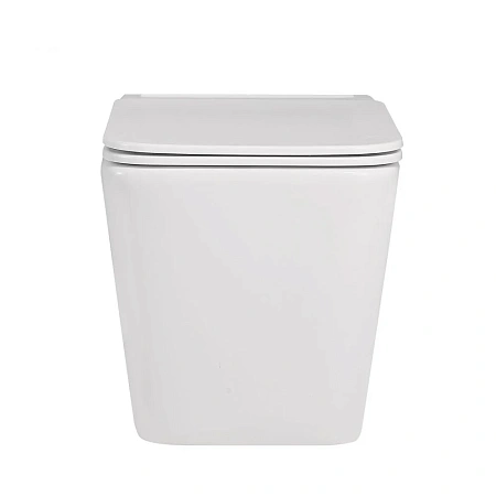 Унитаз подвесной ABBER Rechteck AC1202P белый с импульсным смывом с крышкой микролифт Унитаз подвесной ABBER Rechteck AC1202P белый с импульсным смывом с крышкой микролифт