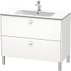 Картинка анонса товара «тумба под раковину duravit brioso br440301018 напольная 102 см белая»