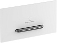 Клавиша смыва Villeroy &amp; Boch ViConnect 922160RE (9221 60 RE) стекло, белый глянцевый