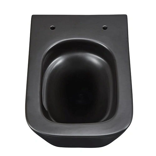 Унитаз подвесной Lemark FLOREX, безободковый с сиденьем микролифт,смыв торнадо, черный матовый 9612002 Унитаз подвесной Lemark FLOREX, безободковый с сиденьем микролифт,смыв торнадо, черный матовый 9612002