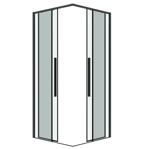 Душевая дверь GROSSMAN 1/2.К33.01.11.42.00 Galaxy (110x195) графит сатин, стекло прозрачное Душевая дверь GROSSMAN 1/2.К33.01.11.42.00 Galaxy (110x195) графит сатин, стекло прозрачное